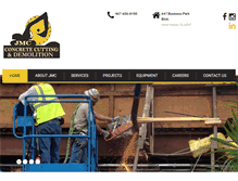 Tablet Screenshot of jmcconcretecutting.com
